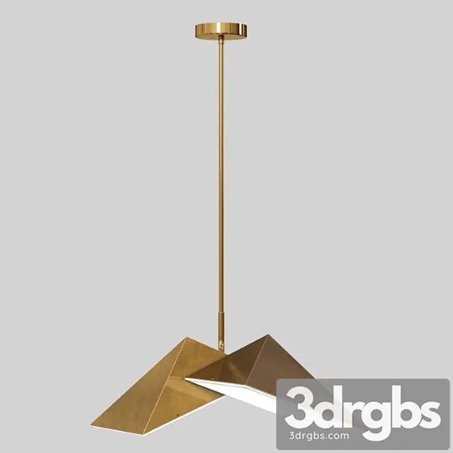 Triangular Prism Pendant Light 3D Model Free