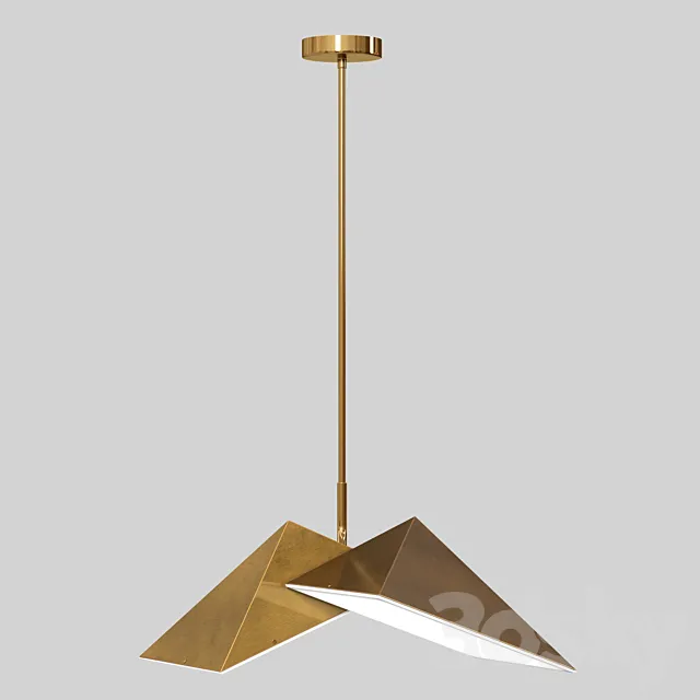 TRIANGULAR PRISM – PENDANT LIGHT 3D Model