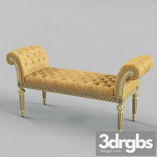 Trianon Court Bench 3D Model Free