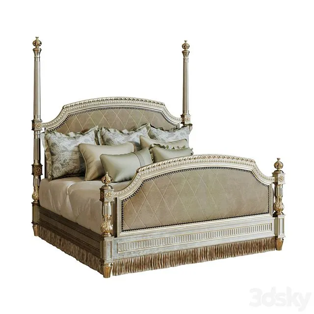 TRIANON COURT POSTER BED 3D Model