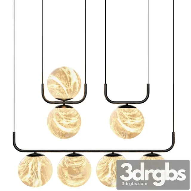 Tribeca standing lamps part 1 by alma light 3D Model Free