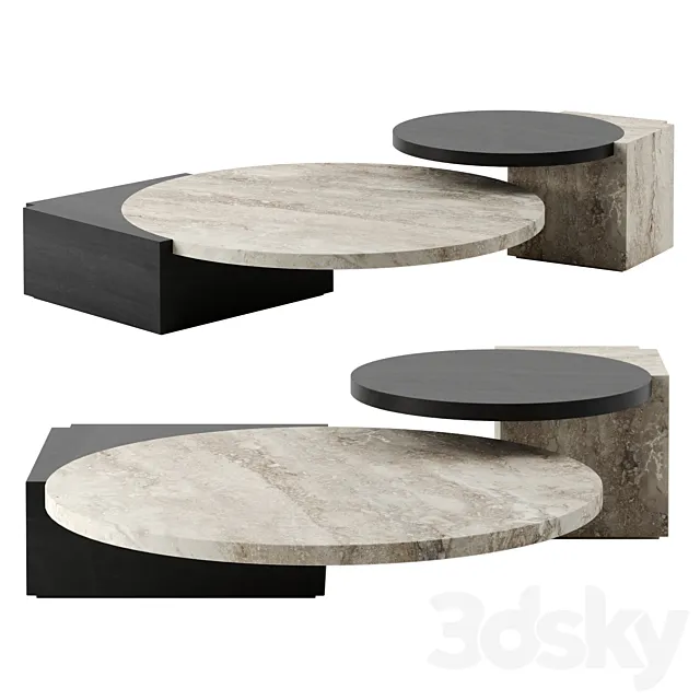 TRIBECA Tables by Lee Broom 3D Model