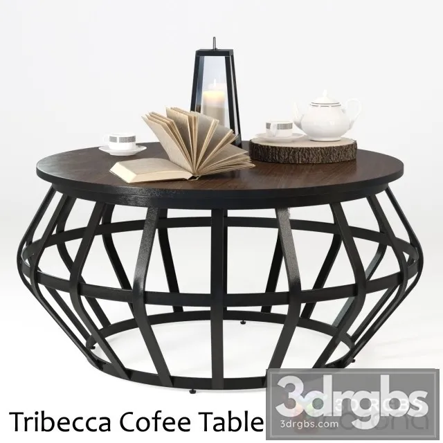 Tribecca Coffee Table 3D Model Free