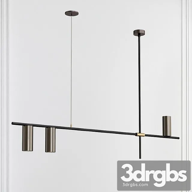 Tribes ambient linear pendant light 3D Model Free