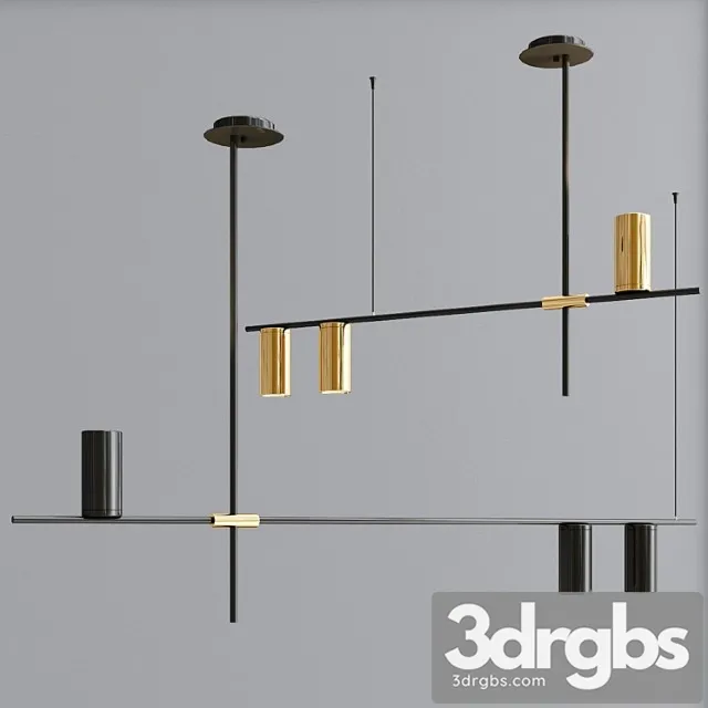 Tribes Linear Pendant 6 3D Model Free