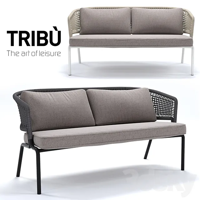 TRIBU Contour Sofa 3D Model