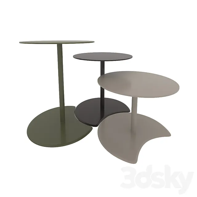 TRIBU - Drops Side Table 3D Model