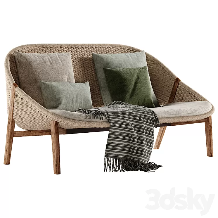 Tribu Elio sofa 3D Model Free