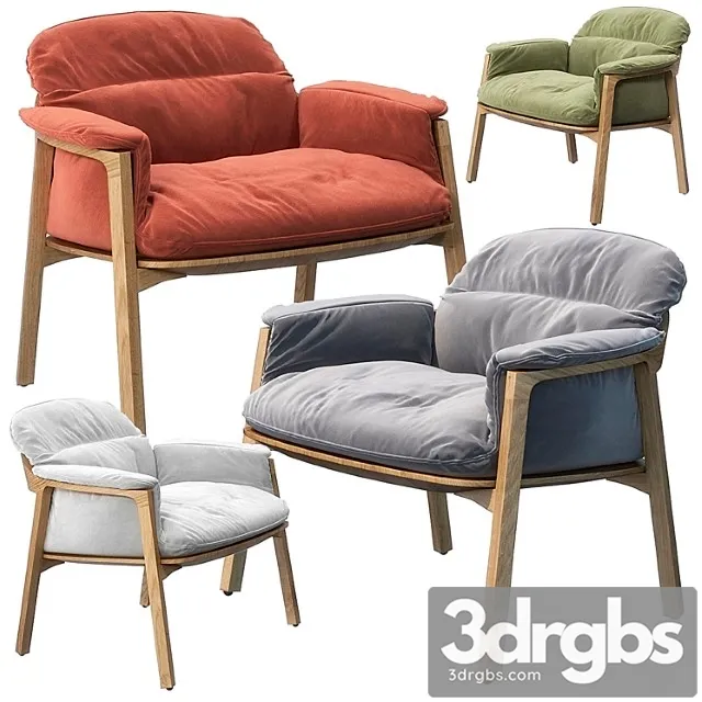 Tribu nomad easy chair 3D Model Free