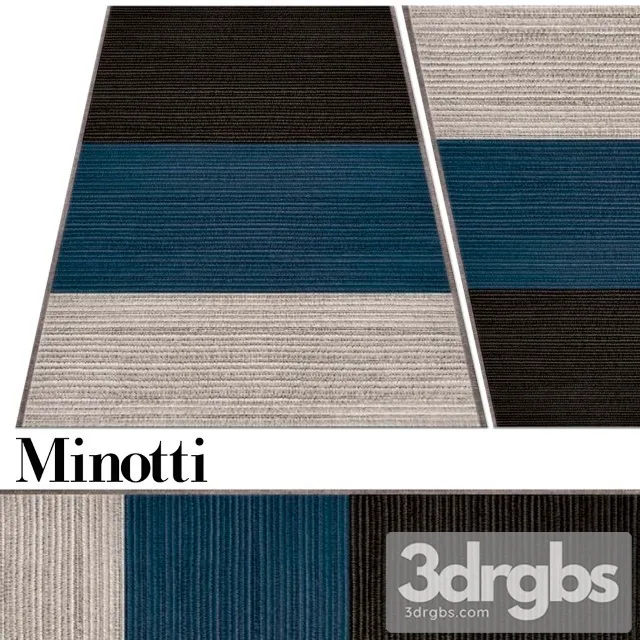 Tricot Flag Carpets Minoti 3D Model Free