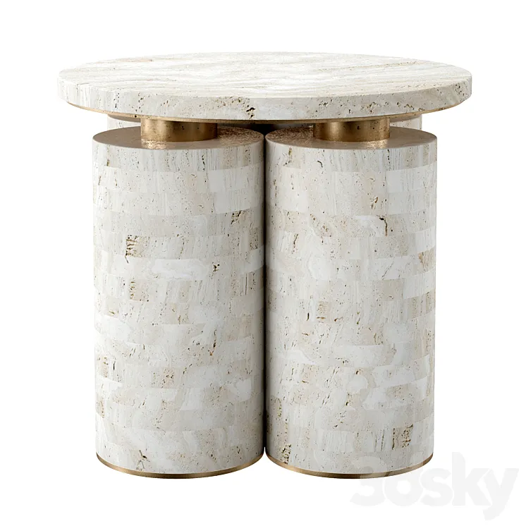 Trilith side tables by Alexander Diaz Andersson 3D Model Free