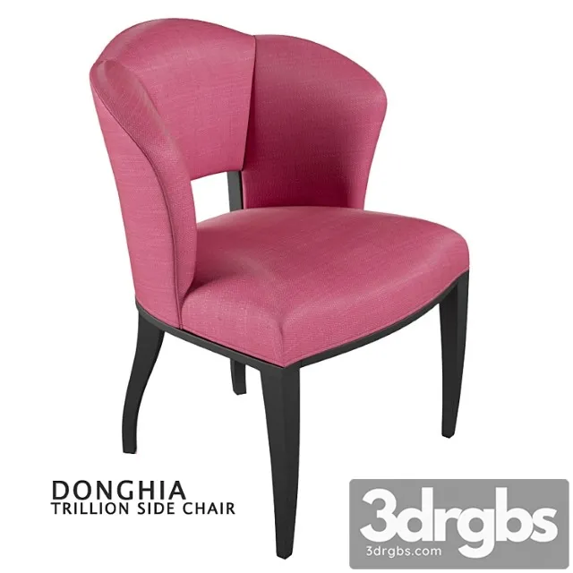 Trillion side chair 2 3D Model Free