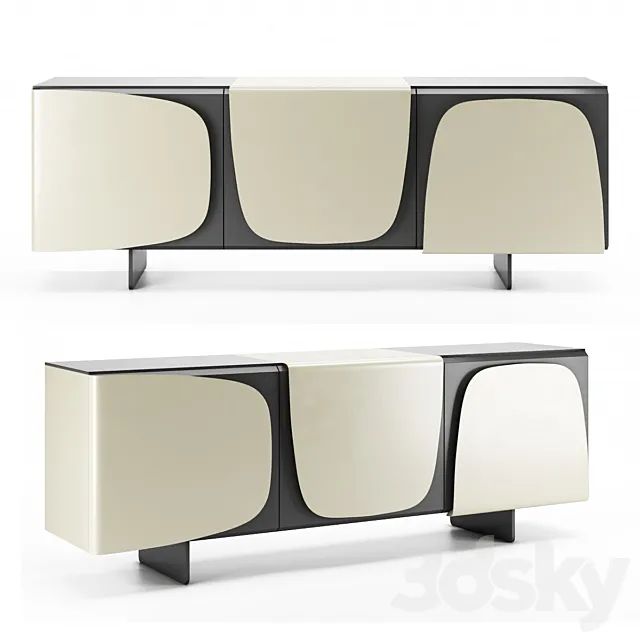 TRILOGY Sideboard by Ozzio Italia 3DModel