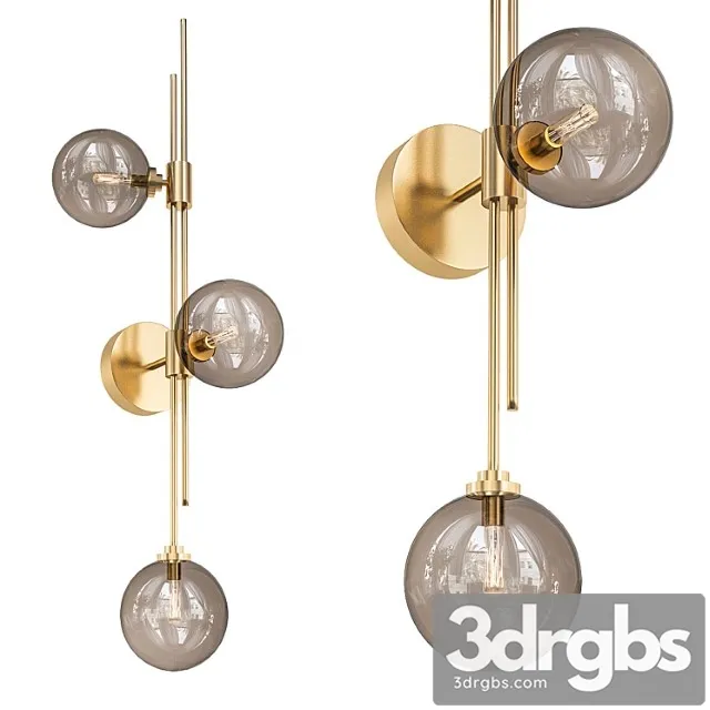 Trilogy wall sconce articolo lighting 3D Model Free