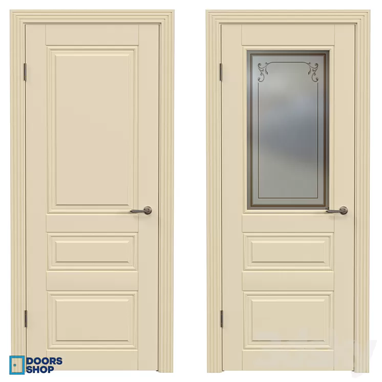 Trio Grace door 3D Model
