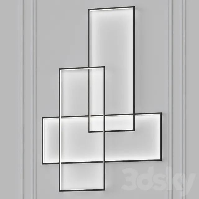 TRIO LT By Cinier - Wall Lamp 3D Model
