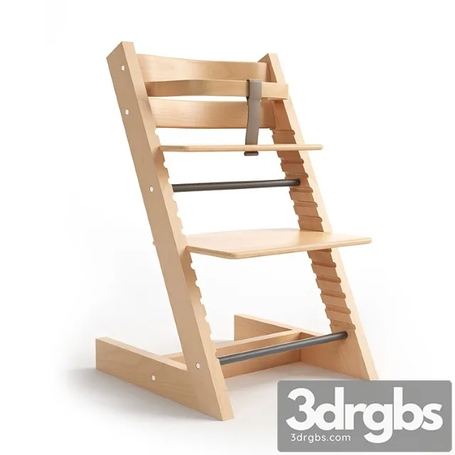 Trip trap baby chair 2 3D Model Free
