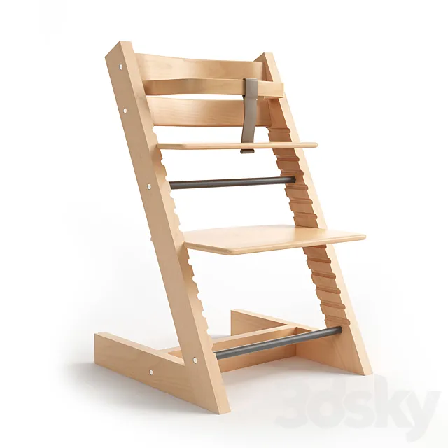 Trip Trap Baby Chair 3D Model