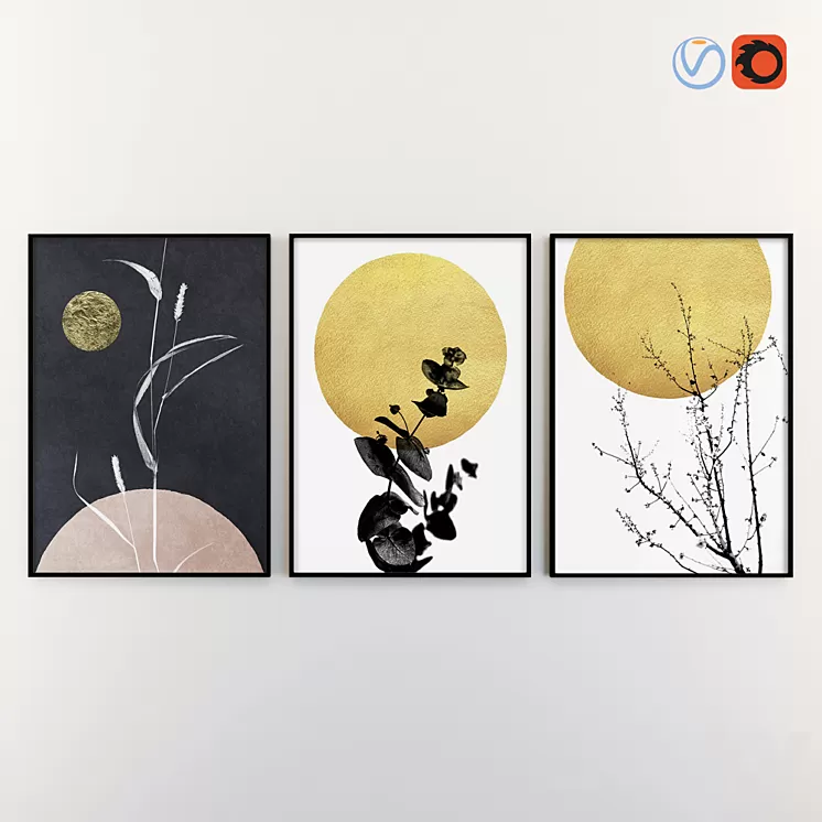 Triple Posters Vol.133 3D Model