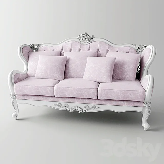 Triple sofa Fanteri 3D Model