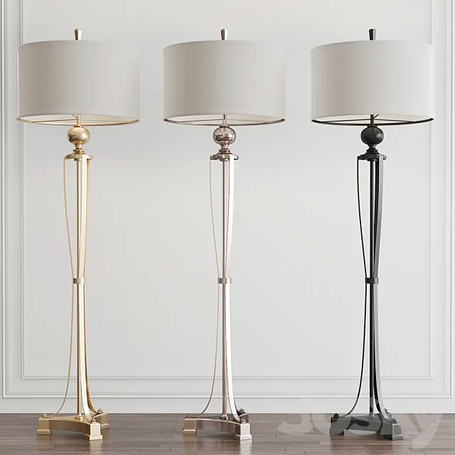 Tristana Floor Lamp by Uttermost 3DModel