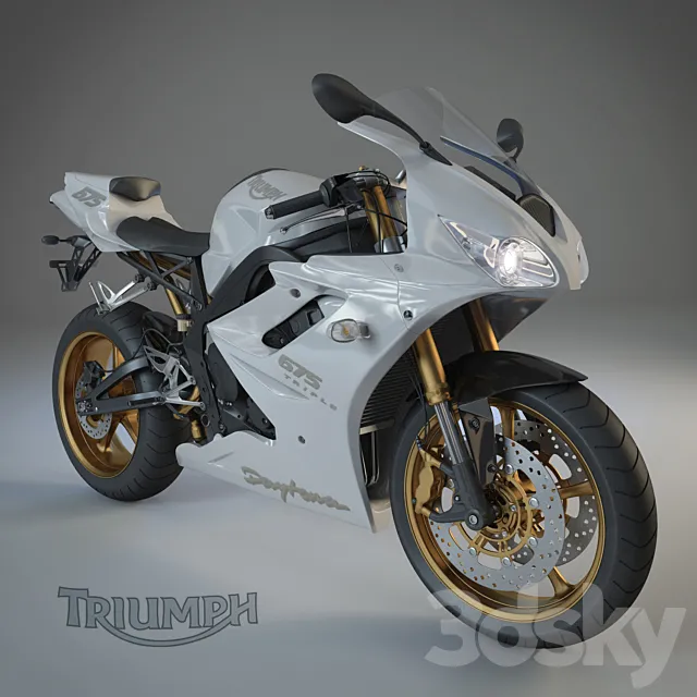 Triumph Daytona 675 SE 3D Model