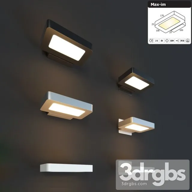 Trizo Max Im Wall Light 3D Model Free