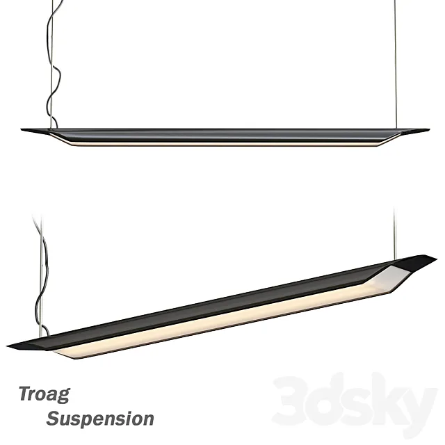 Troag suspension lamp 3D Model