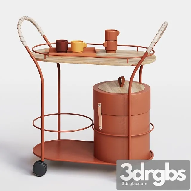 Trolley bistro mizetto 2 3D Model Free
