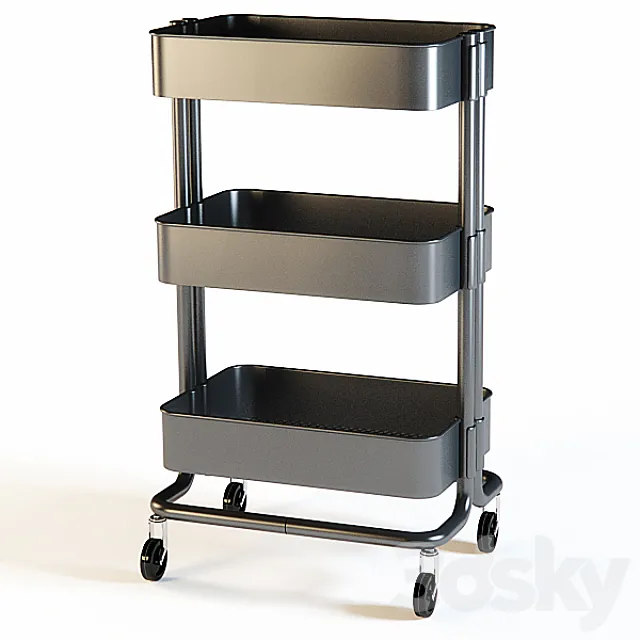 Trolley IKEA ROSKUG 3D Model