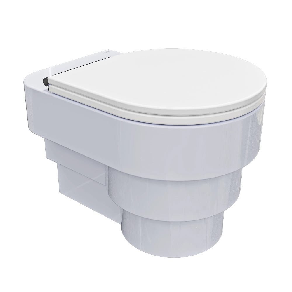 Trone - Wall-hung toilet Callipyge 3D Model