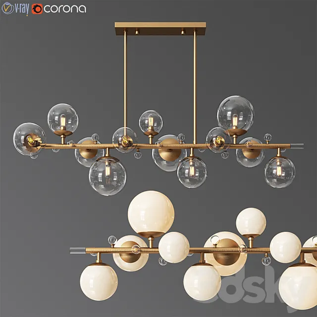 Troon Chandelier - Arteriors 3D Model