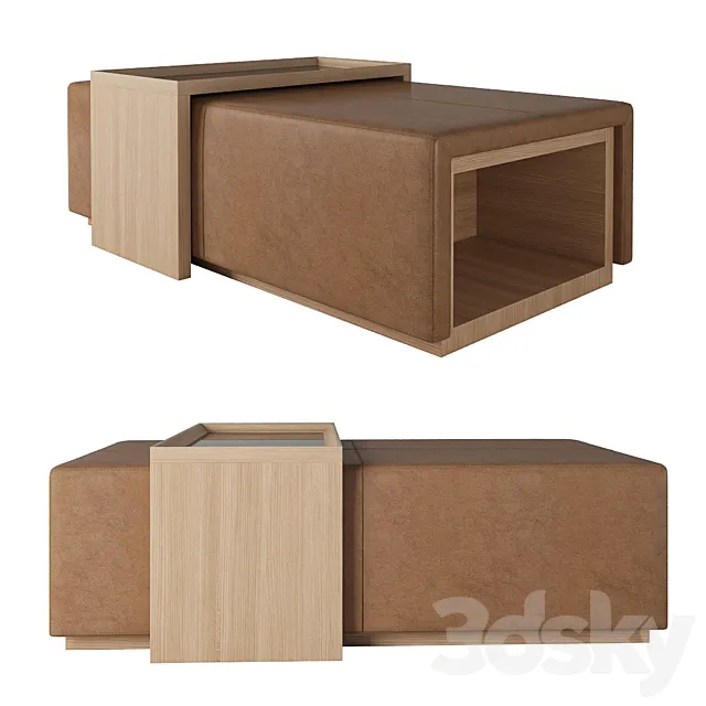 Troscan Design Weekend Ottoman 3DModel