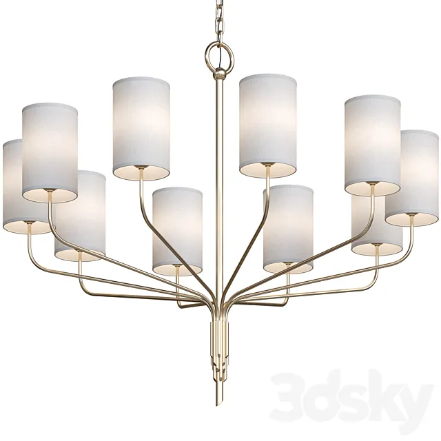 Troy Lighting_Juniper Chandelier 3D Model