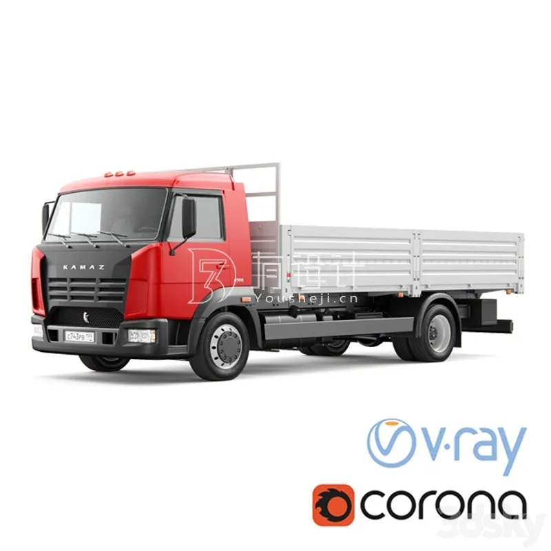 Truck_KAMAZ_4308 - 3573
