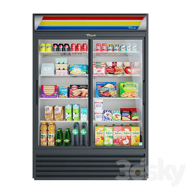 True® GDM-47-LD Glass Door Marchendiser Free Download