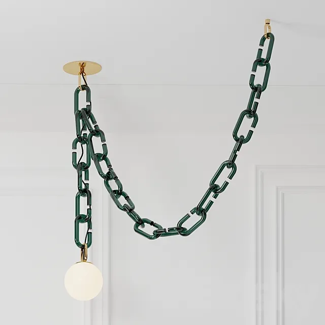 TRUEING - Cerine Swagged Pendant 3D Model