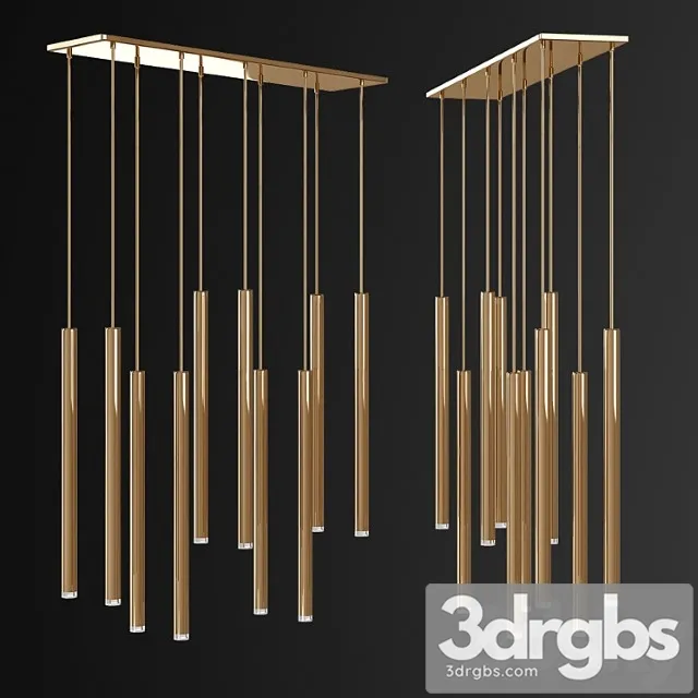 Trumpet Rectangle Gold 3D Model Free