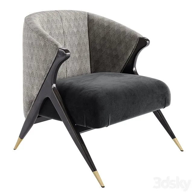 Trun Armchair 3D Model