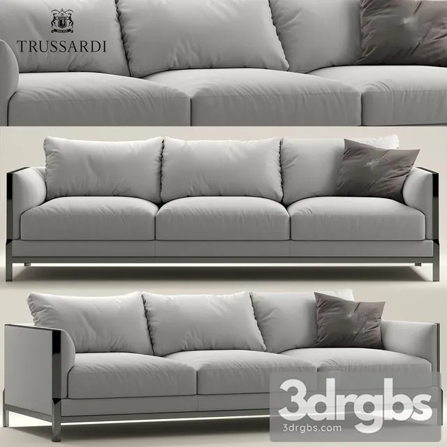 Trussardi Casa Band Sofa 01 3D Model Free