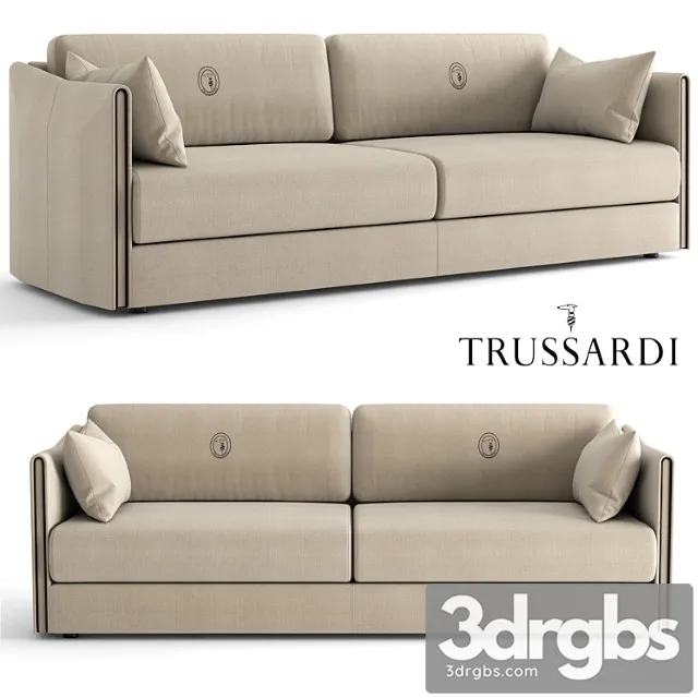Trussardi casa maryl sofa 2 3D Model Free