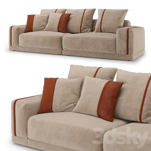 Trussardi Casa sofa MODERGEN 3D Model
