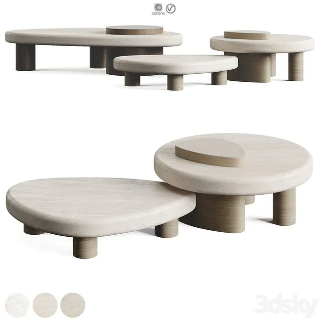 Trussardi Larry Coffee Table 3D Model
