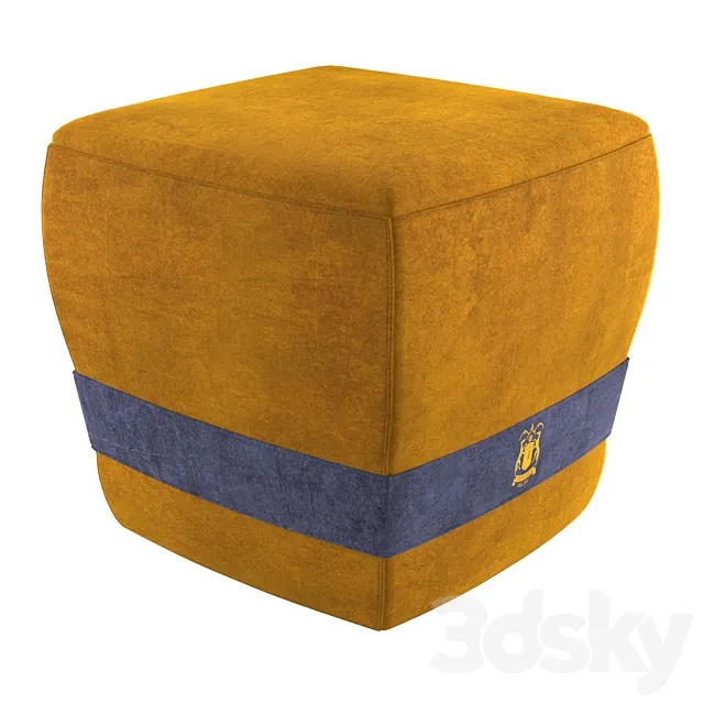 Trussardi larzia Casa ottoman 3D Model