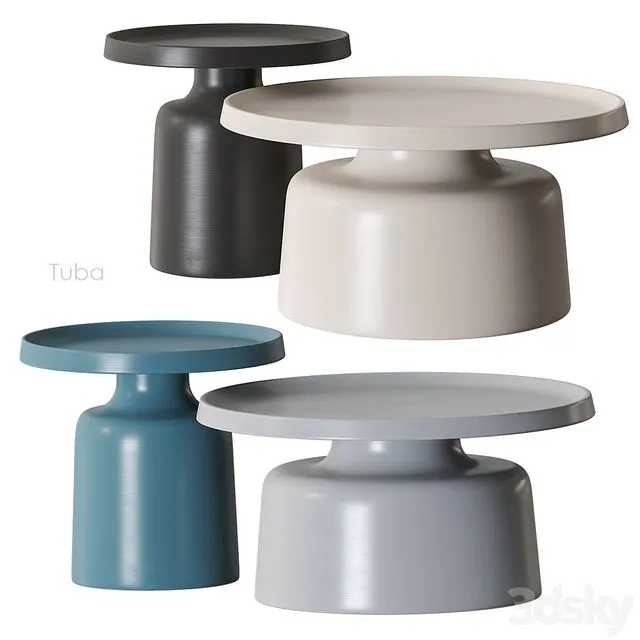 Tuba coffee table Cosmo 3D Model
