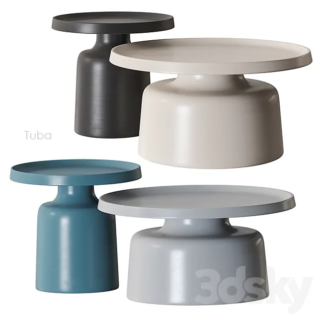 Tuba coffee table Cosmo 3D Model