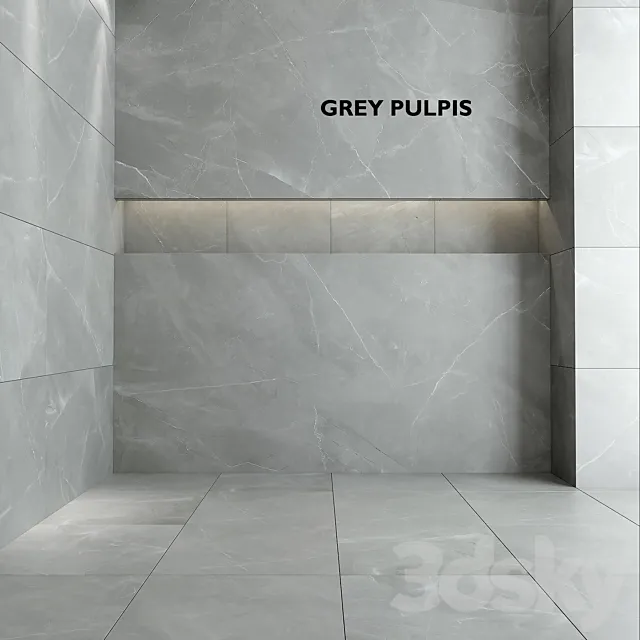 Tubadzin Monolith Gray Pulpis 3D Model