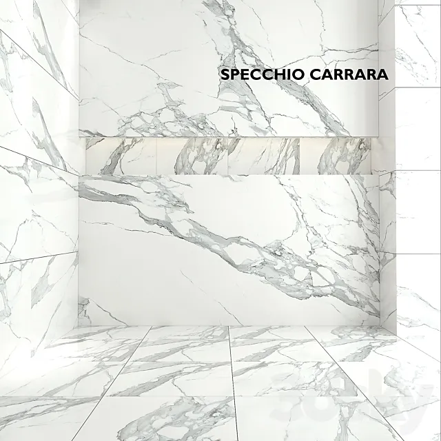 Tubadzin Monolith Specchio Carrara 3DModel