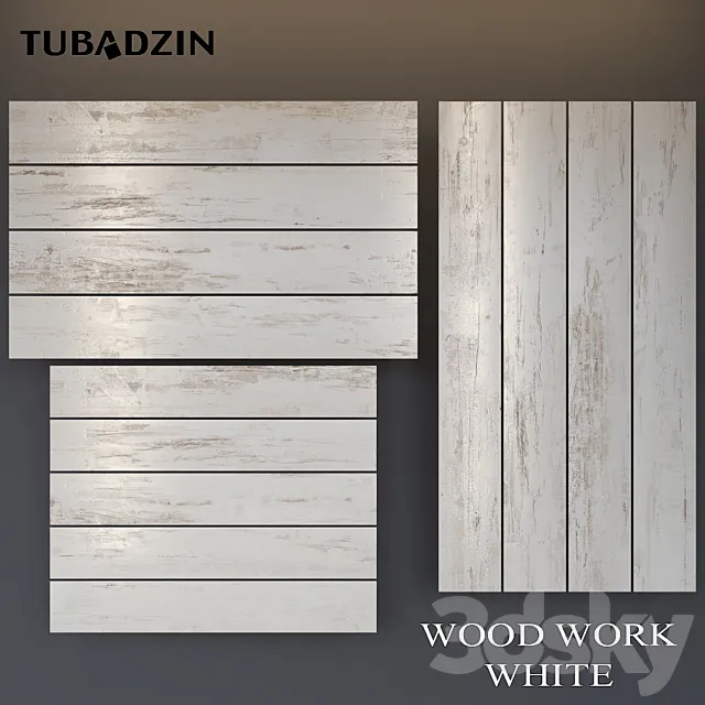 Tubadzin Wood Work White 3D Model