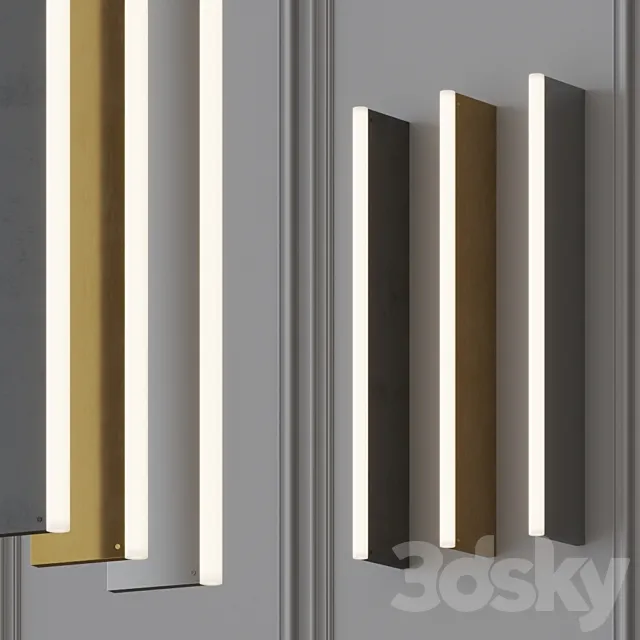 TUBE WALL LIGHT by Michael Anastassiades 3D Model